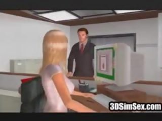 3D Sim xxx movie Lesbians